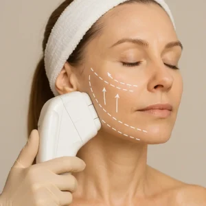 Woman having HI-FU to reduce wrinkles call LA LIPO Gateshead Now!