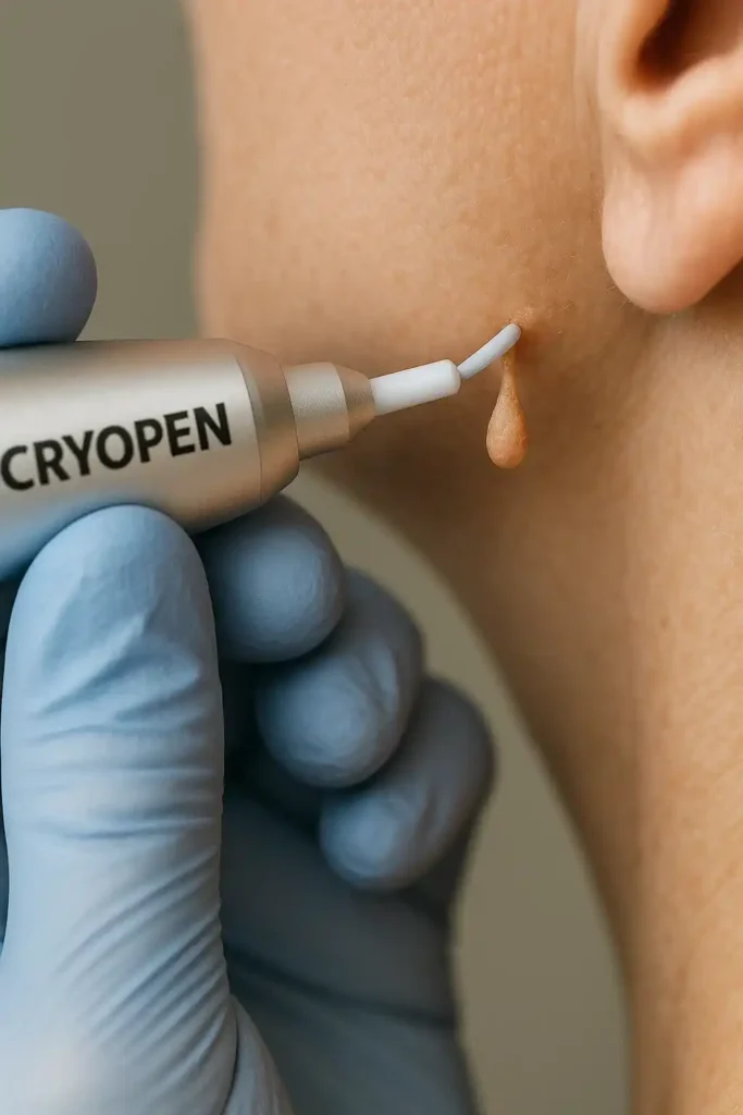 Cryopen for skin tags removal Gateshead speak to our team today!