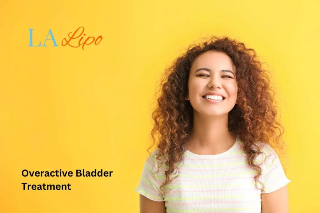 woman smiling about overactive bladder treatment Gateshead solutions