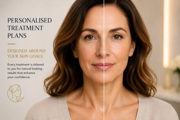 Before and after results of Collagen Lift Therapy Gateshead